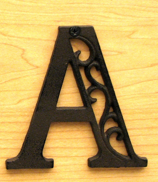 Cast Iron Letter A