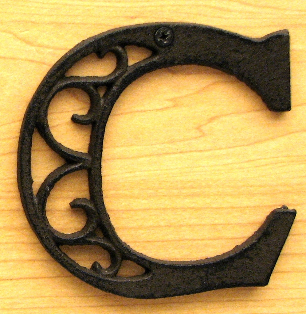 Cast Iron Letter C