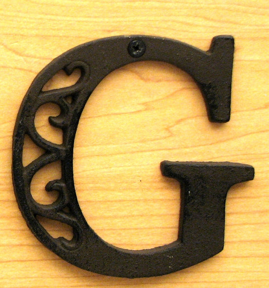 Cast Iron Letter G