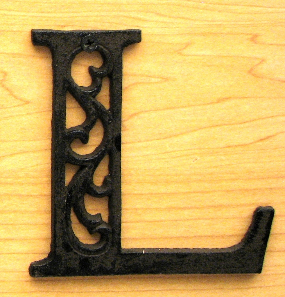 Cast Iron Letter L