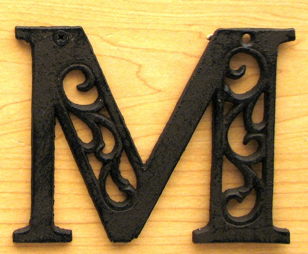 Cast Iron Letter M