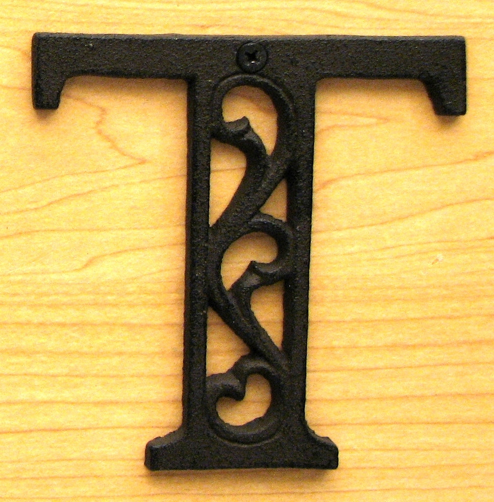 Cast Iron Letter T