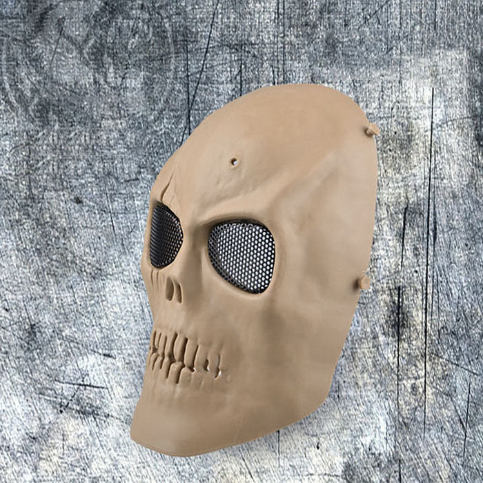 Outdoors CS Masks Dust-proof Anti-spit Protection Face Mask Full Face Guard War Game Airsoft Paintball Skull Masque