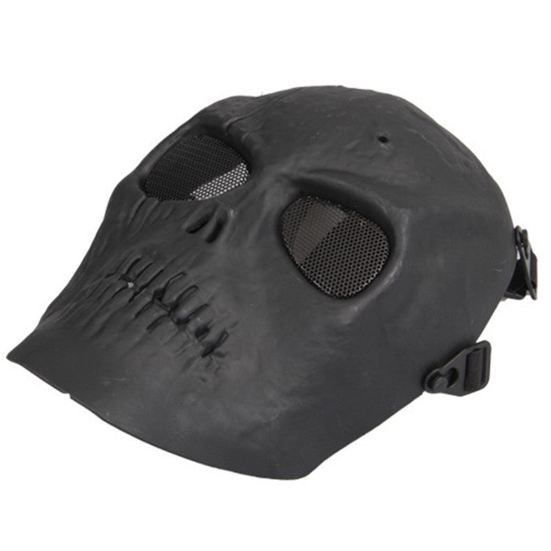 Outdoors CS Masks Dust-proof Anti-spit Protection Face Mask Full Face Guard War Game Airsoft Paintball Skull Masque