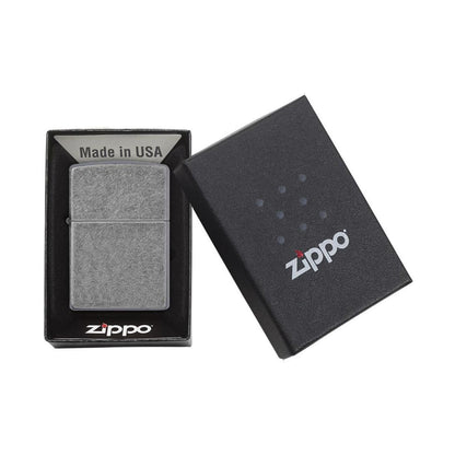 Zippo Windproof Lighter Antique Silver Plate