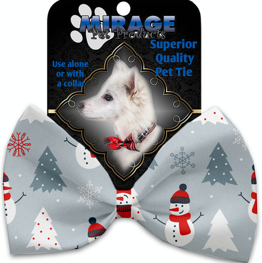 Look at Frosty Go Pet Bow Tie Collar Accessory with Velcro