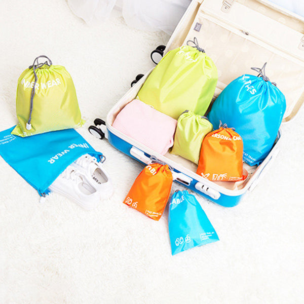 Women Travel Sorting Bag Drawstring Storage Bag Travel Bag