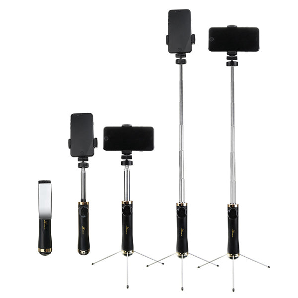 Bakeey 3 in 1 bluetooth Remote Tripod Selfie Stick With Reflector For iPhone X 8Plus Oneplus 6 S9+