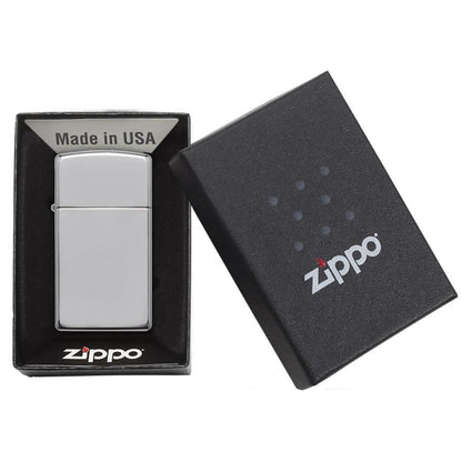 Zippo *1610* Windproof Lighter Slim High Polish Chrome