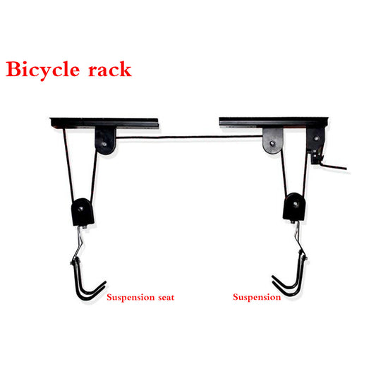 Color: 1 Black, style: 25 - Crane Frame Mountain Bike Hanger Hanging Hook Display Stand