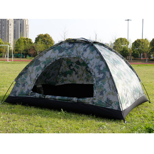 style: A, quantity: Individual - Outdoor Travel Tent 3-4 People Camouflage Mountaineering Tent Beach Camping Tent