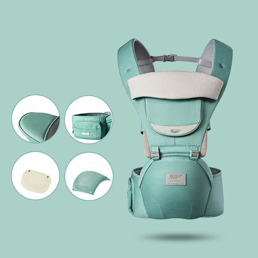 Color: Green 3, style: B-Luxury, format:  - Baby carrier