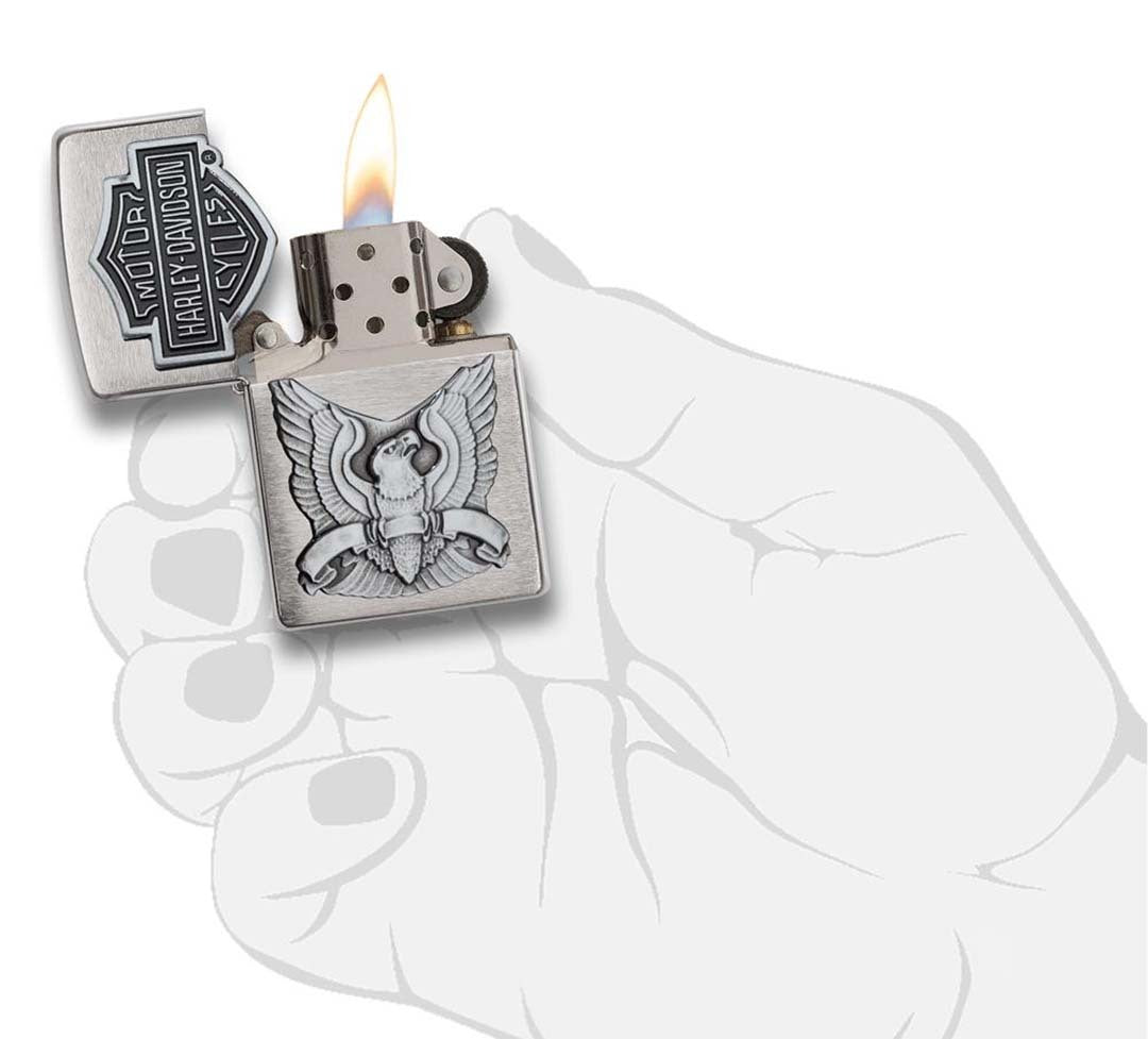 Zippo Windproof Lighter Harley-Davidson Eagle Wings