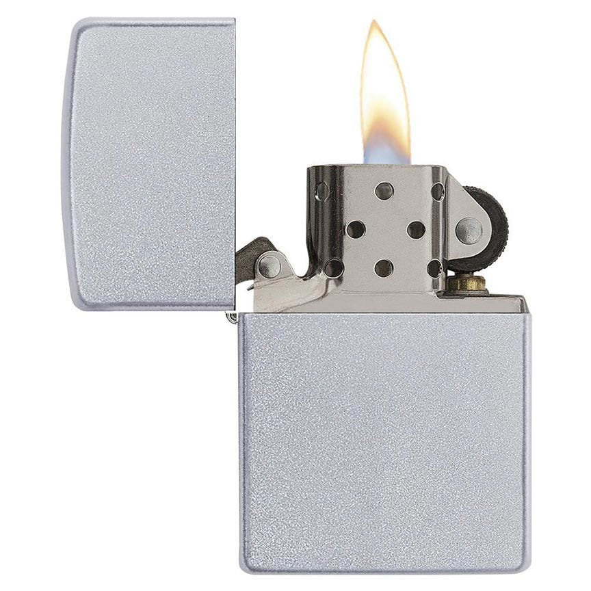 Zippo Windproof Lighter Satin Chrome