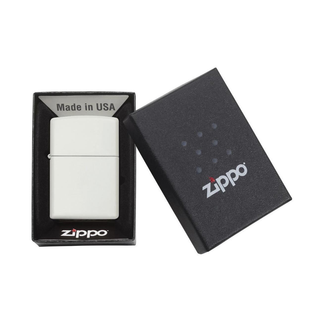 Zippo Windproof Lighter White Matte