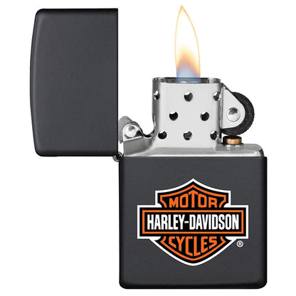 Zippo Windproof Lighter Harley-Davidson Design Black