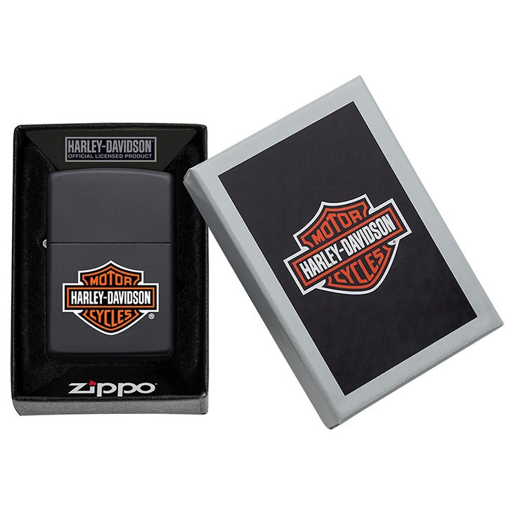 Zippo Windproof Lighter Harley-Davidson Design Black