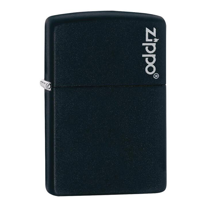 Zippo Windproof Lighter Black Matte w/Zippo Logo