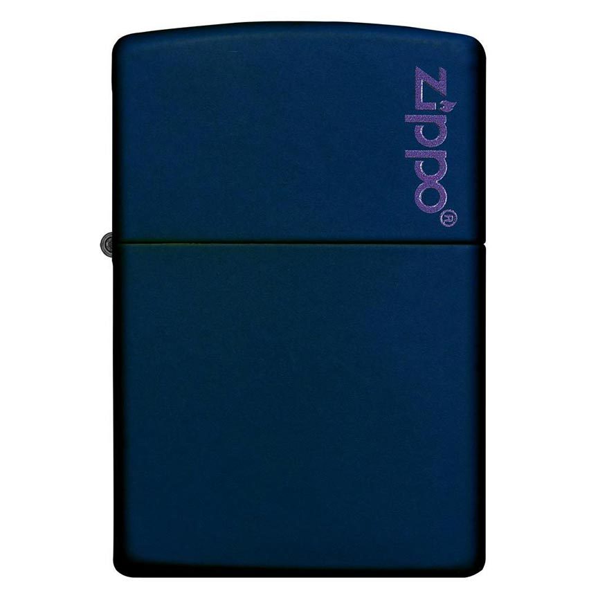 Zippo Windproof Lighter Navy Matte w/Zippo Logo