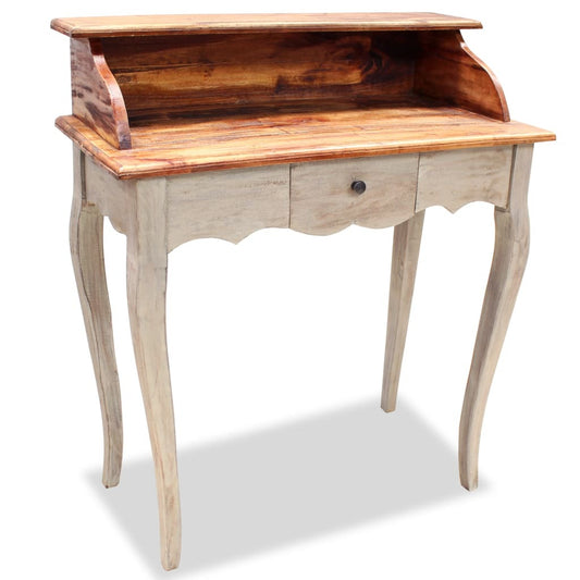 vidaXL Writing Desk Solid Reclaimed Wood 31.5"x15.7"x36.2"