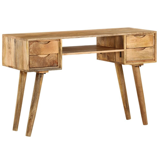 vidaXL Writing Desk Solid Mango Wood 45.3"x18.5"x29.9"