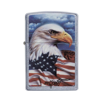 Zippo Windproof Lighter Mazzi - Freedom Watch Street Chrome