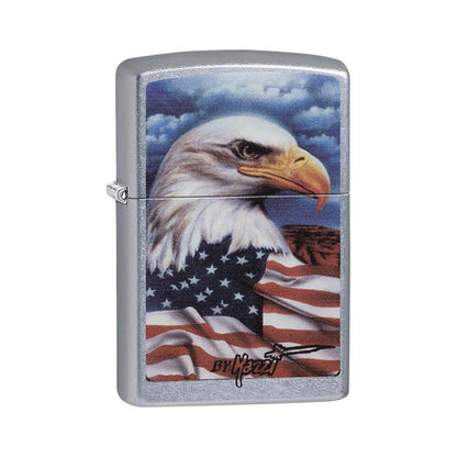 Zippo Windproof Lighter Mazzi - Freedom Watch Street Chrome