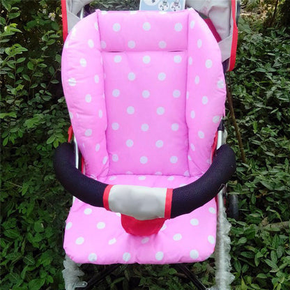Baby Infant Stroller Seat Pushchair Cushion Cotton Mat Rainbow Color Soft Thick Pram Cushion Chair BB Car Seat Cushion