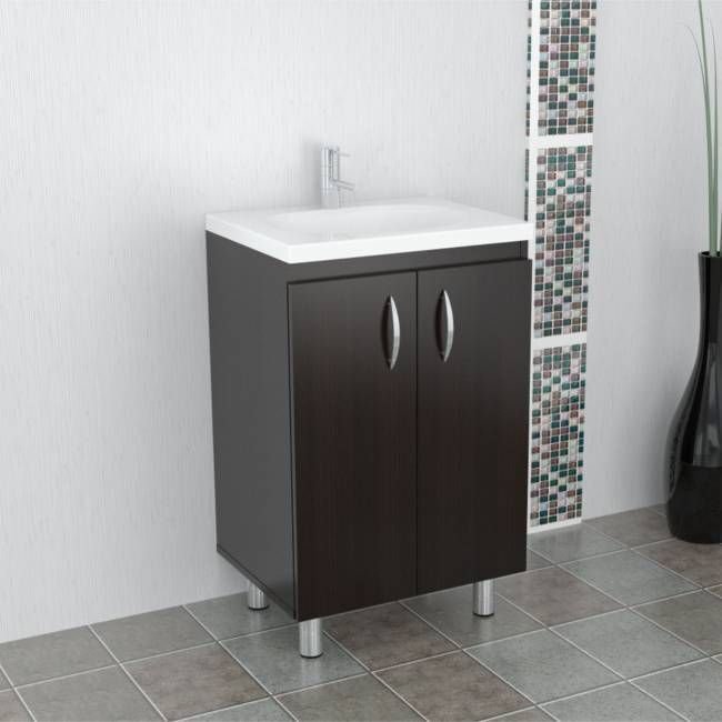 Modern Espresso Color Vanity And Sink