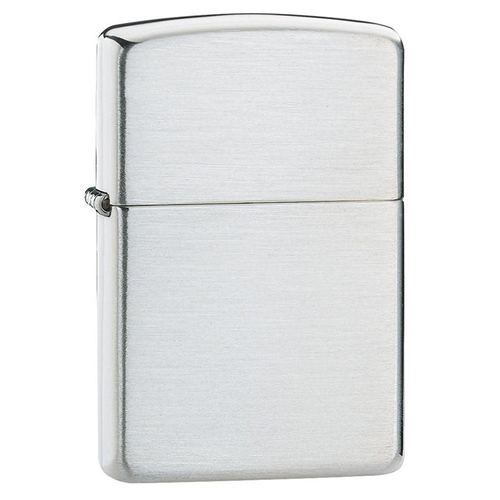 Zippo Windproof Lighter Armor Brushed Sterling Silver