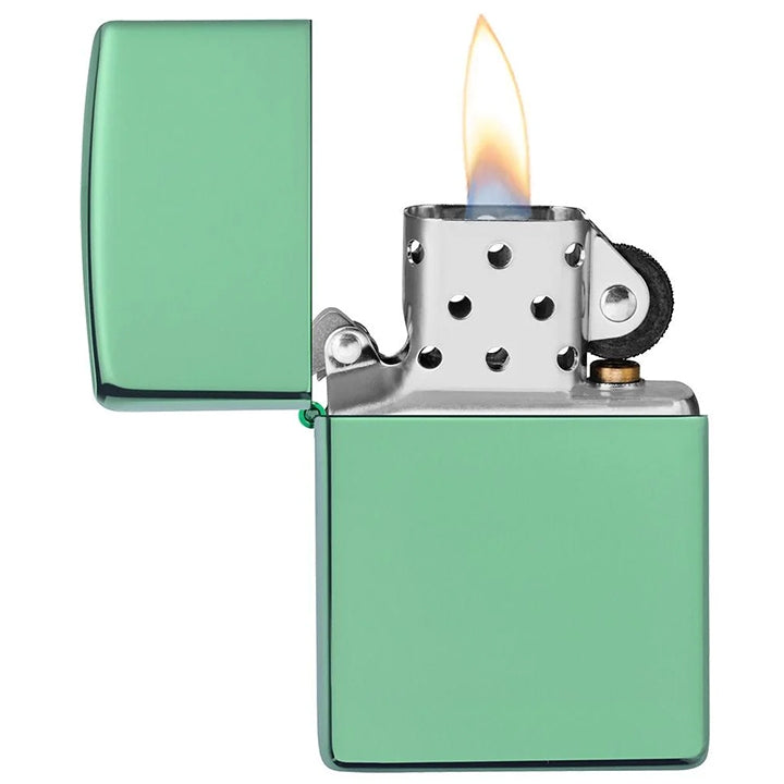 Zippo Windproof Lighter Classic High Polish Green