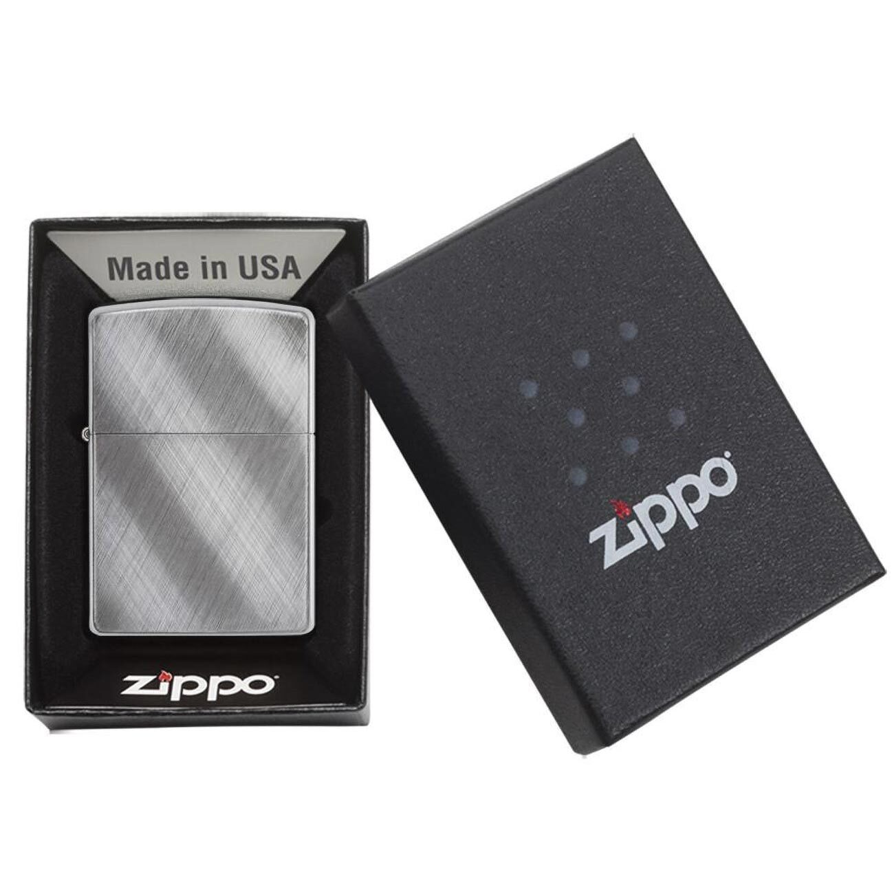 Zippo Windproof Lighter Diagonal Weave