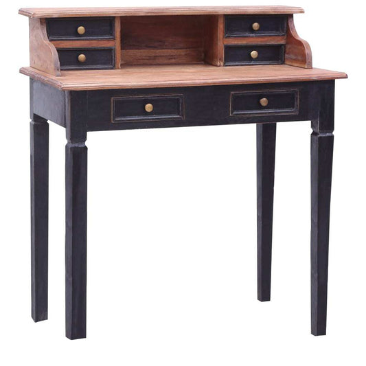 vidaXL Writing Desk with Drawers 35.4"x19.7"x39.8" Solid Reclaimed Wood