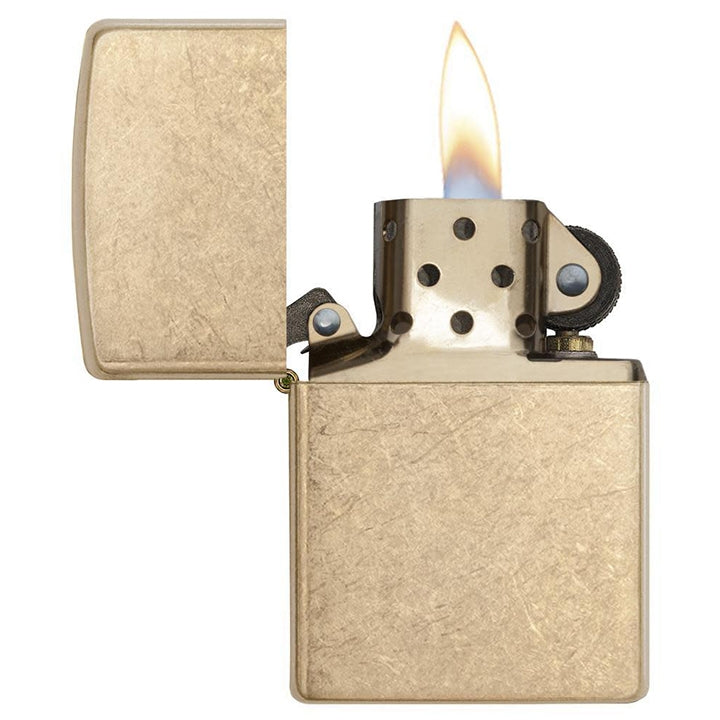 Zippo Windproof Lighter Armor Tumbled Brass