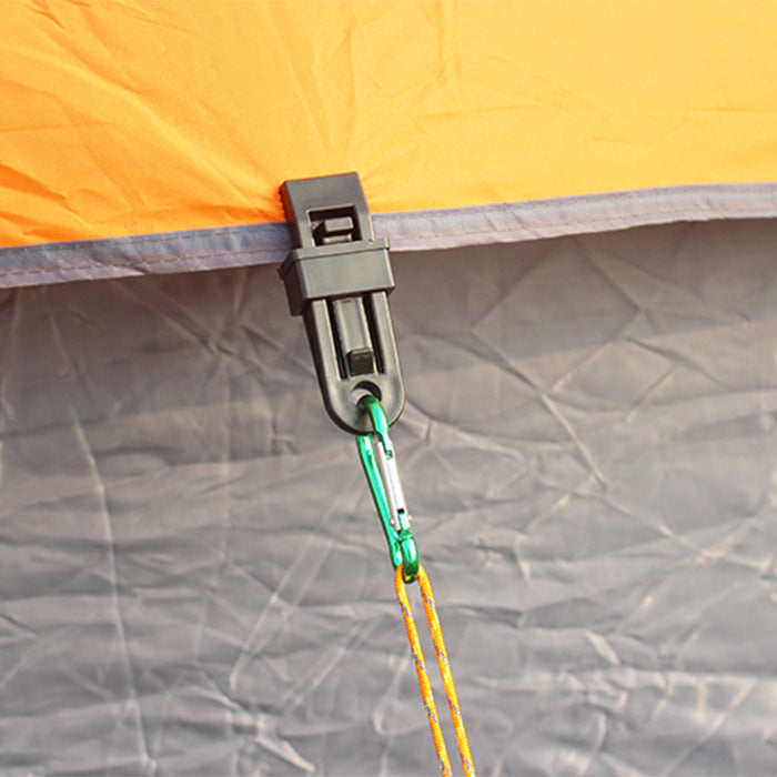 Quantity: 1pc - Tent tent, wind rope fixing clip, outdoor camping plastic clip sunshade shed, tent tent accessories