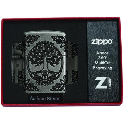 Zippo Windproof Lighter Armor Tree of Life