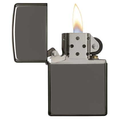 Zippo Windproof Lighter Black Ice Lighter & Pipe Insert