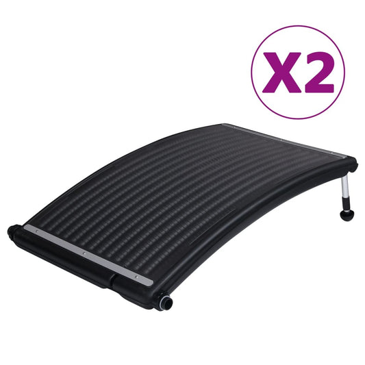 vidaXL Curved Pool Solar Heating Panels 2 pcs 43.3"x25.6"