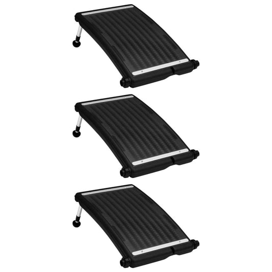 vidaXL Curved Pool Solar Heating Panels 3 pcs 28.5"x18.1"