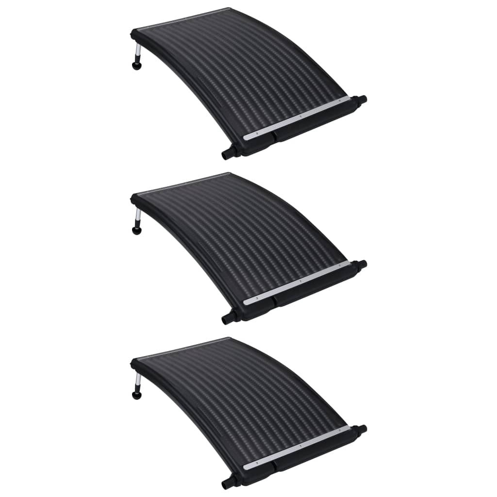 vidaXL Curved Pool Solar Heating Panels 3 pcs 43.3"x25.6"