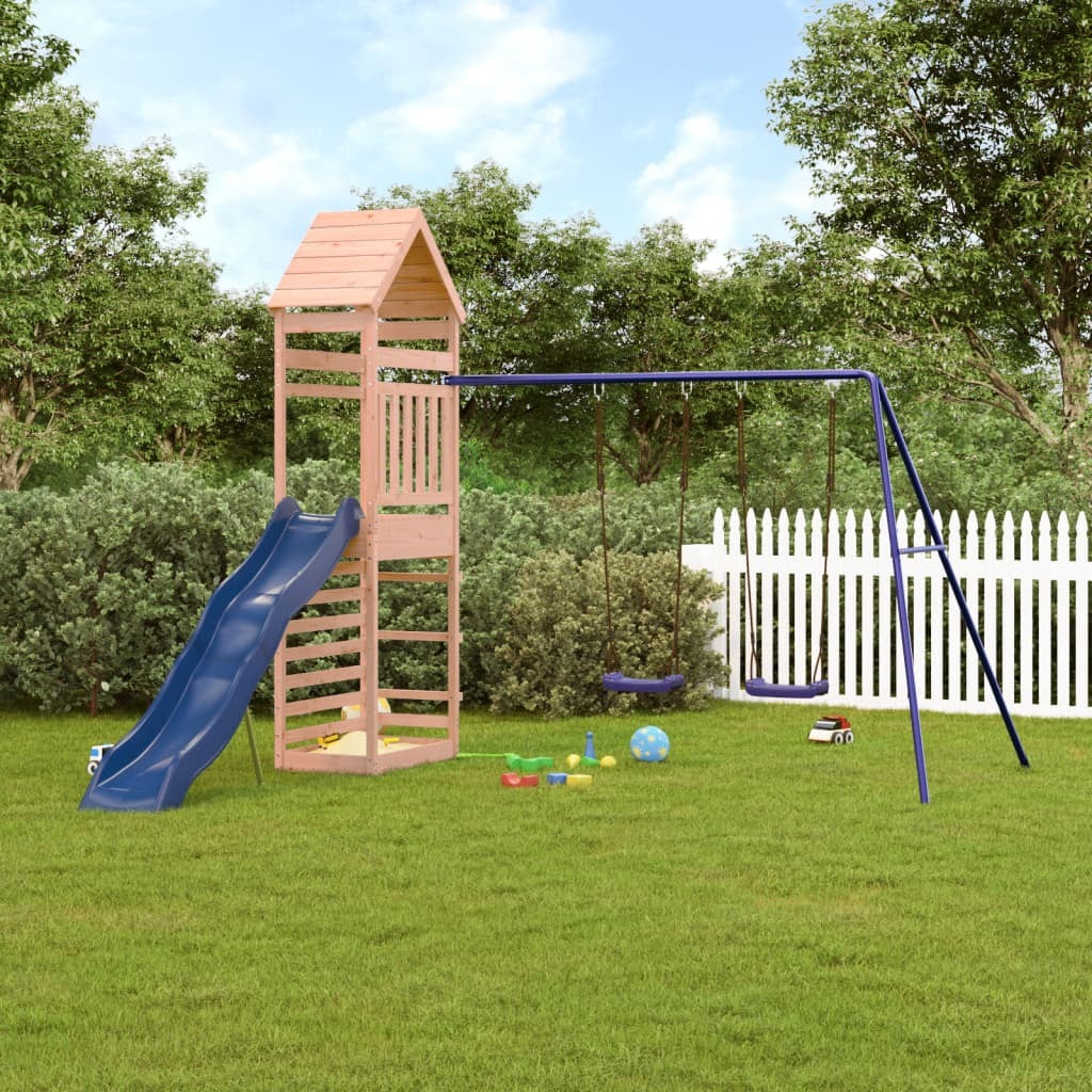 vidaXL Outdoor Playset Solid Wood Douglas