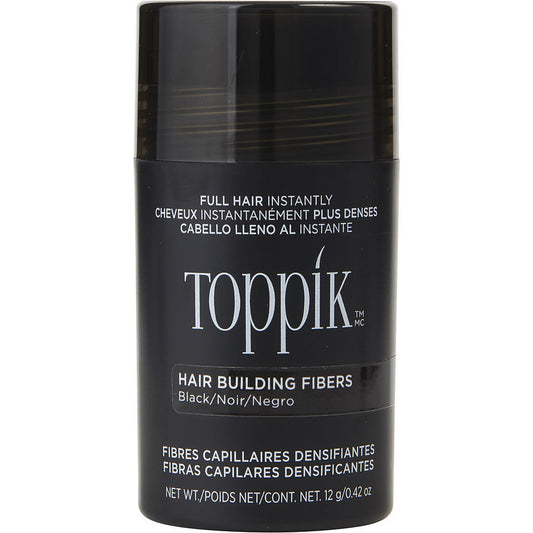 TOPPIK by Toppik (UNISEX) - HAIR BUILDING FIBERS BLACK REGULAR 12G/0.42 OZ