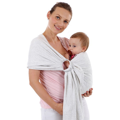 Style: C, Color: Gray - Baby Carrier Sling For Newborns Soft Infant Wrap Breathable Wrap Hipseat Breastfeed Birth Comfortable Nursing Cover