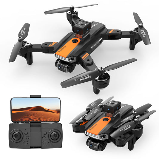Color: S8 Black, Specifications: Single Battery - UAV Automatic Return HD Aerial Photography Four-axis