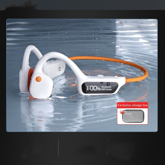 Color: Upgraded White, style: 16G - Waterproof Professional Bone Conduction Bluetooth Wireless Motion