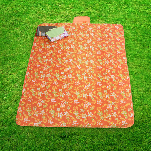 Size: 130cm - Oxford outdoor camping wear cloth cloth cover waterproof picnic mat beach mat can be customized