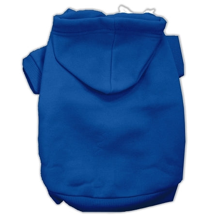 Blank Pet Hoodies Blue Size XXL