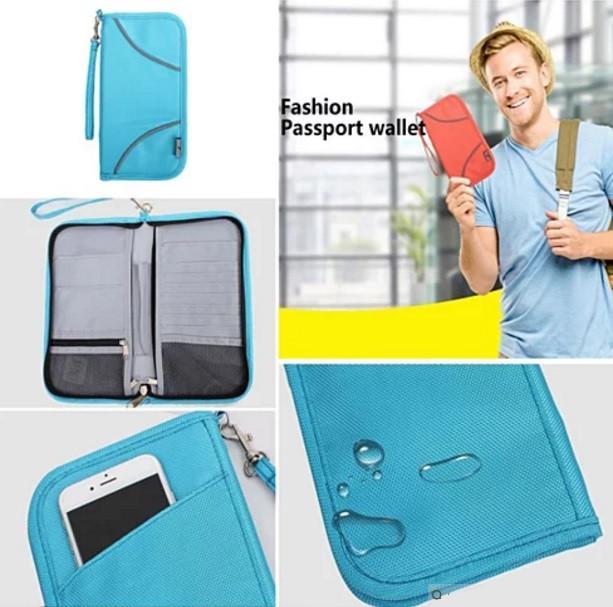 SAFE JOURNEY RFID BLOCKER Passport and Credit Card Protector Wallet