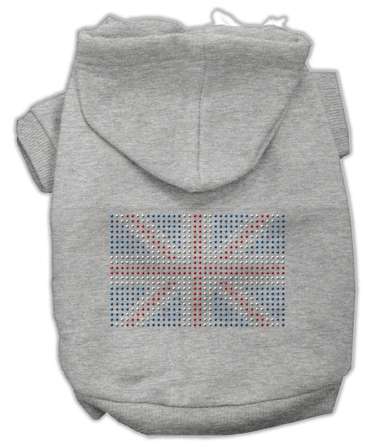 British Flag Hoodies Grey XS