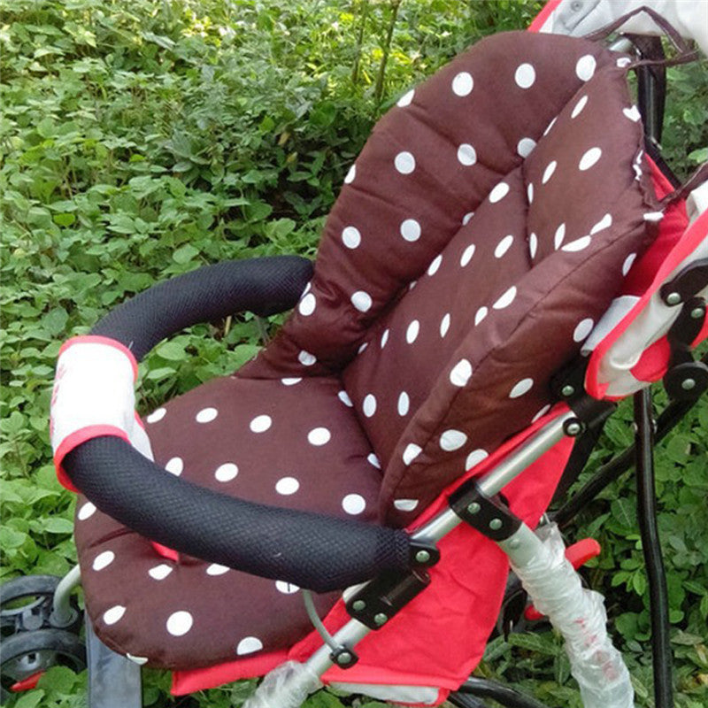 Baby Infant Stroller Seat Pushchair Cushion Cotton Mat Rainbow Color Soft Thick Pram Cushion Chair BB Car Seat Cushion